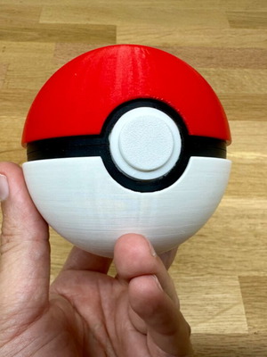 Poké Ball 3D printed storage box new, Pokémon inspired