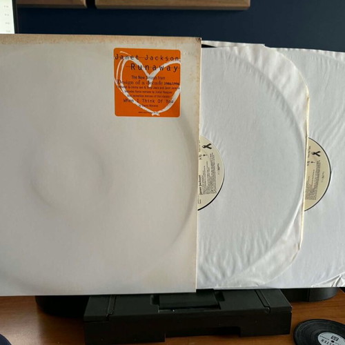 Janet Jackson Runaway / When I Think Of You 2x12'' promo vinyl