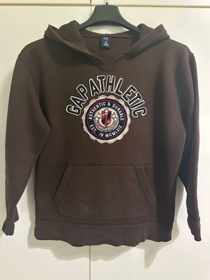 GAP Kids Athletic Hoodie size 12 years like new, chocolate brown