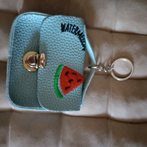 Wallets new, set of 2, one keychain style