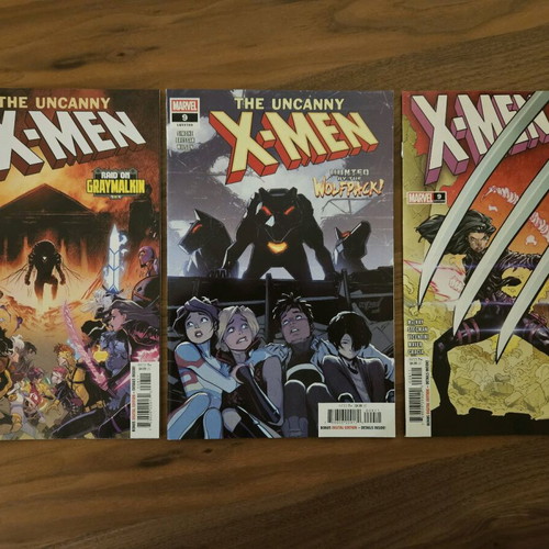 X-men comics new, Uncanny X-men #8, #9 and X-men #8 (2025)