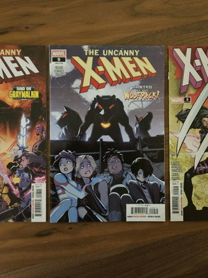 X-men comics new, Uncanny X-men #8, #9 and X-men #8 (2025)