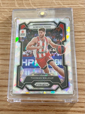 Thomas Walkup Olympiacos Card Panini Prizm Euroleague 2023-24 Crystal Ice new