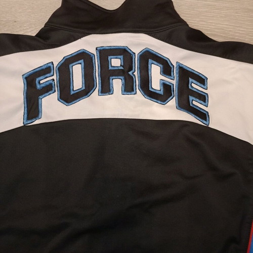Nike Force Basketball Track Jacket used, size Medium, blue multicolor