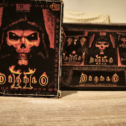 Diablo 1 and 2 Lord of Destruction PC games like new