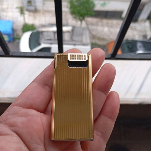 Vintage Brother Lite Lighter NOS new old stock gold with case