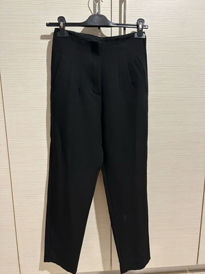 Fabric black pants like new, size S / 36 / 8
