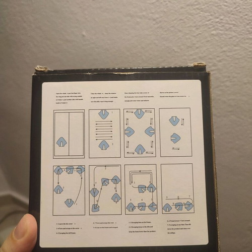 Magnetic glass cleaner used