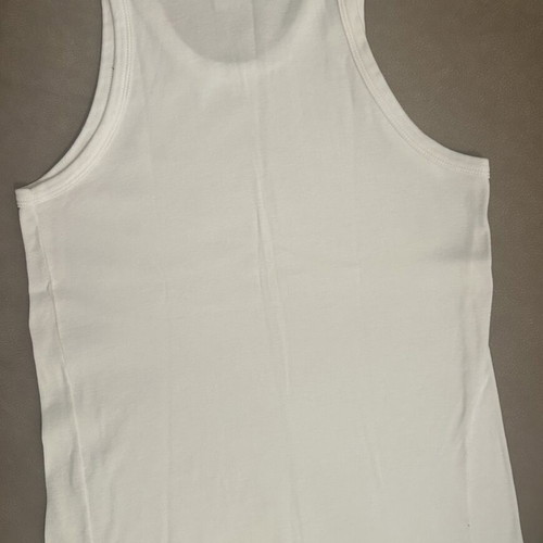 Petit Bateau sleeveless shirt for boy 14 years like new, white cotton