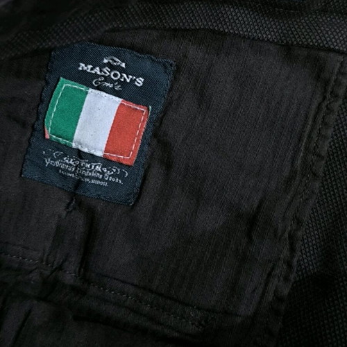 Mason's men's fabric pants dark blue like new