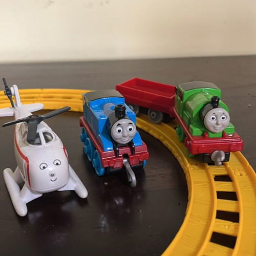 Thomas & Friends Train Set with Harold Helicopter like new