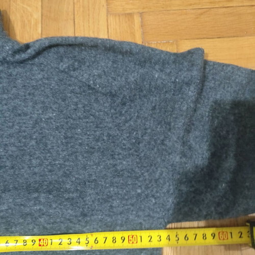 Andrea Borsani gray men's sweater 100% lambswool like new M/L