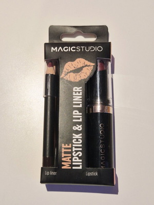 Magic Studio Matte Lipstick and Lipliner set 4g and 1g new