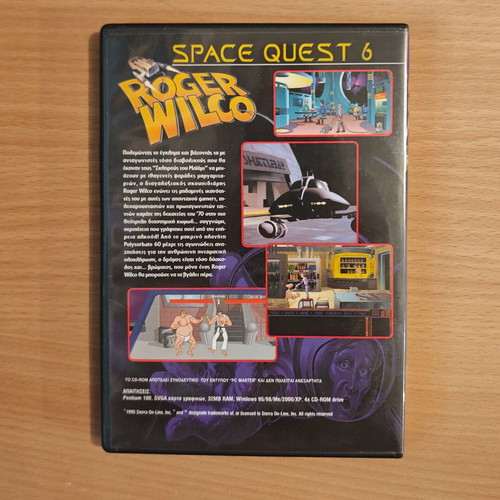 Space Quest 6 Roger Wilco PC game new, adventure