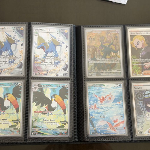 Pitch Black Pokemon card set, nearly complete, 105 base cards plus rares
