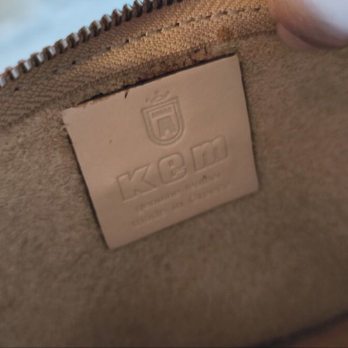 Kem leather shoulder bag, brown