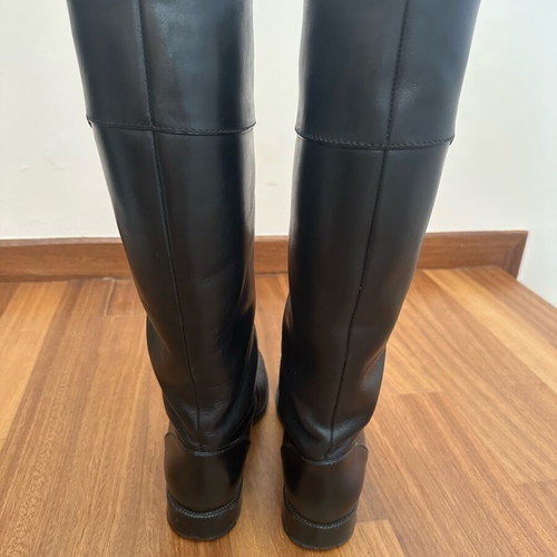 Louis Vuitton Heritage Line riding boots used, size 38.5, black
