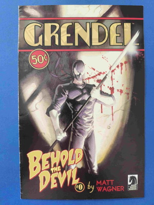 Dark Horse Grendel 0 comic used, grade VF or above