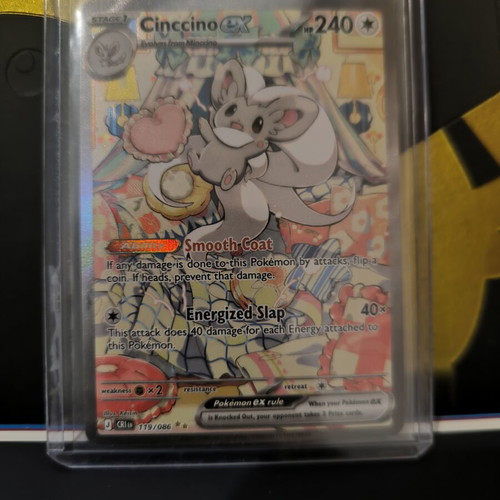 Cinccino ex Pokemon card new condition