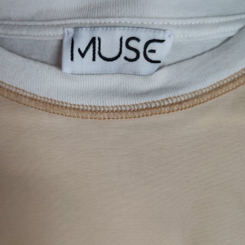 Muse t-shirt with soft salmon transparency, like new, one size