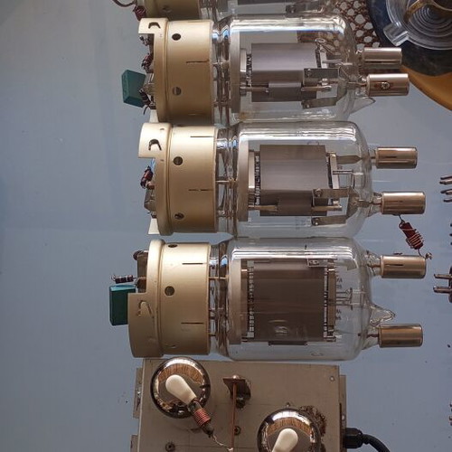 Vintage lamps tubes set