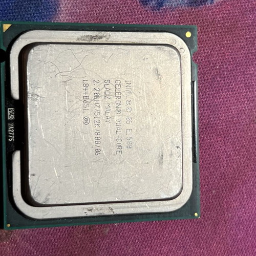 Intel Celeron Dual-Core E1500 processor used, Socket LGA775 2.20 GHz