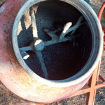 Electric Concrete Mixer used, fully functional