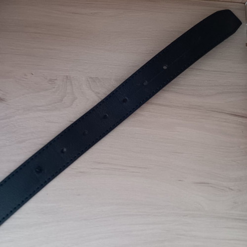 Leather men's navy blue belt like new, size 115 cm