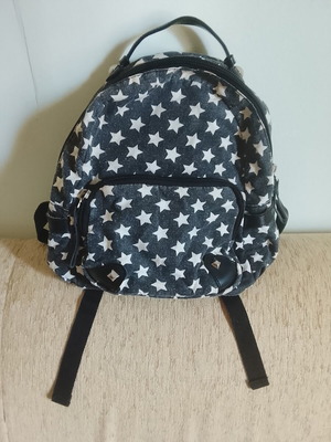 Backpack with star pattern faux leather studs like new
