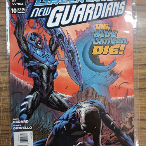 Green Lantern New Guardians comic book used, English