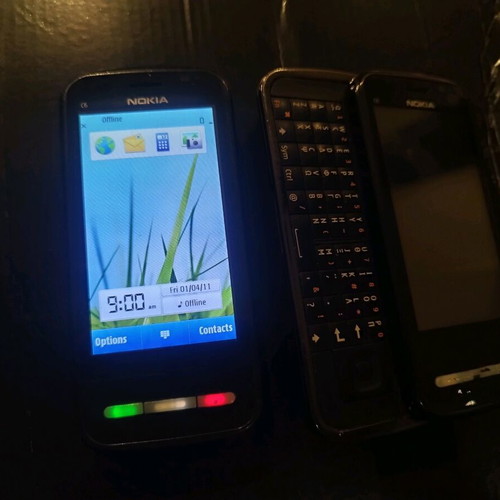 Nokia C6-00 used, pack of 2, black