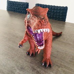 Κόκκινος δεινόσαυρος action figure μεταχειρισμένο με ήχους