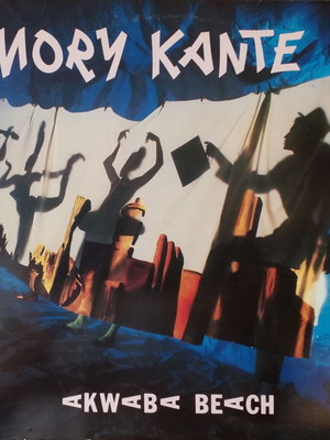 Mory Kanté Akwaba Beach vinyl album used, electronic folk world