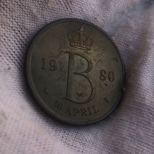 Commemorative token Netherlands 1980 like new, Queen Beatrix
