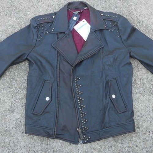 Just Cavalli leather men's jacket new size 50