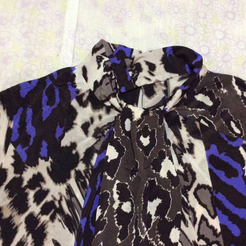 Long-sleeve blouse used, L/XL, multicolor