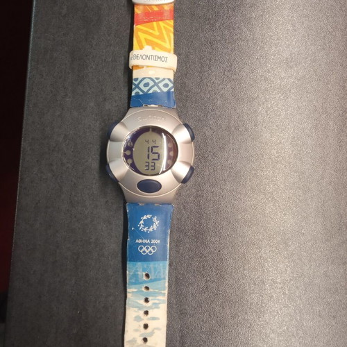 Swatch Athens 2004 watch used, rare collectible
