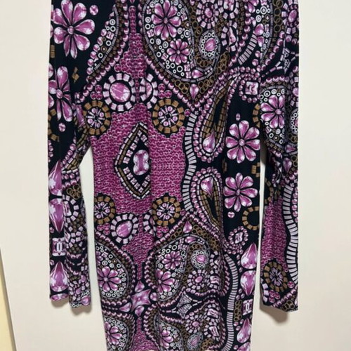 Custo dress like new, black and purple, size L