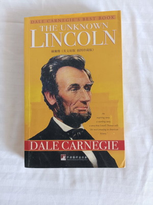 The Unknown Lincoln by Dale Carnegie, like new, English edition