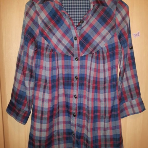 Bill Cost checked shirt dress new, size S