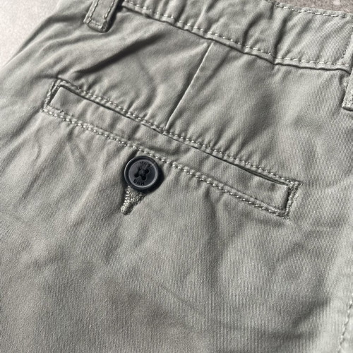 Mango boy's bermuda shorts, 134 cm, grey green gabardine fabric