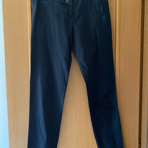 Tenax pants black with lace details, like new, size S