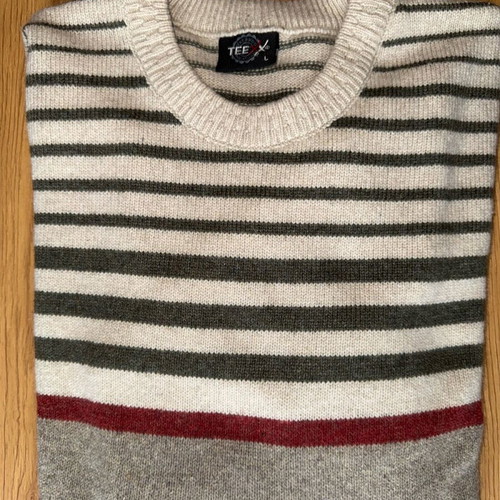 Striped Sweater Large TeeXx like new, beige, size L