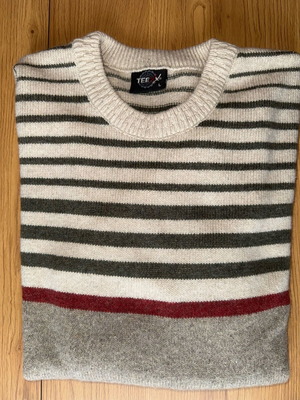 Striped Sweater Large TeeXx like new, beige, size L