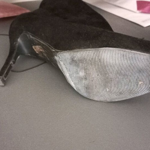 Black bootie like new, size 37