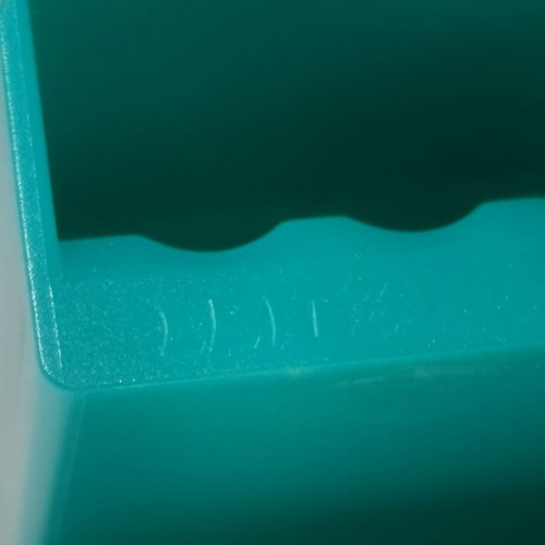 Vintage Leitz 5317 desk organizer pencil holder turquoise like new