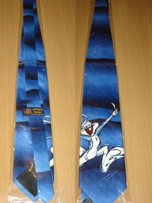 Bugs Bunny tie Looney Tunes Warner Bros