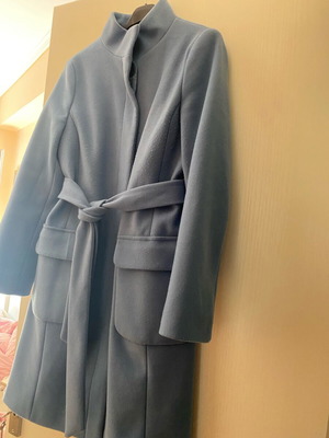 Marks & Spencer coat like new, turquoise, size L