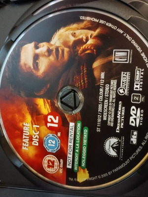 War of the Worlds 2-Disc Special Edition DVD like new