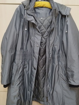 Ulla Popken gray jacket size 46/48 like new